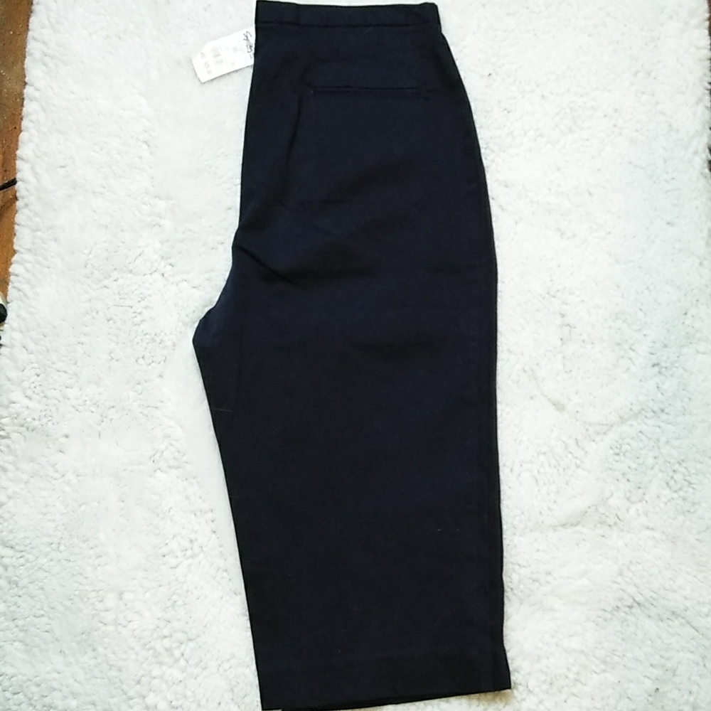 Reflections Navy Blue Clamdiggers - Size 12 -  NWT